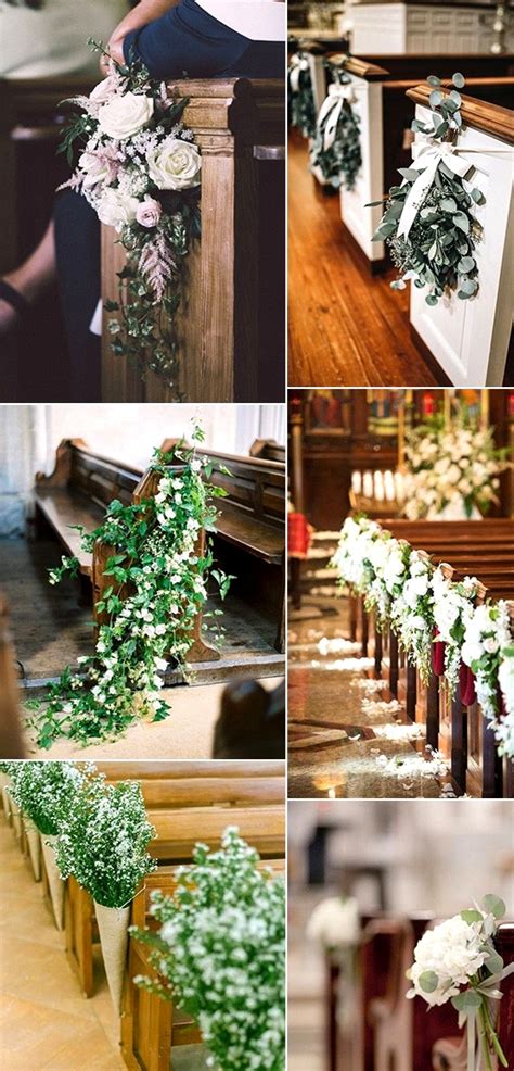 See more ideas about church wedding decorations, wedding decorations, pew decorations. 18 Church Pew Ends Wedding Aisle Decoration Ideas to Love - Decoholic Girl