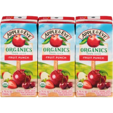 Apple And Eve Organic Fruit Punch Juice Boxes 3 Ct 675 Fl Oz Ralphs