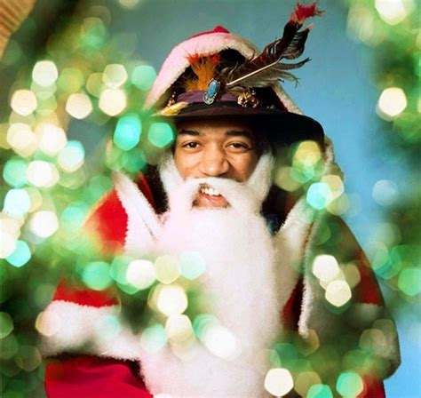 jimi hendrix as santa claus promoting his freshly released lp ‘axis bold as love
