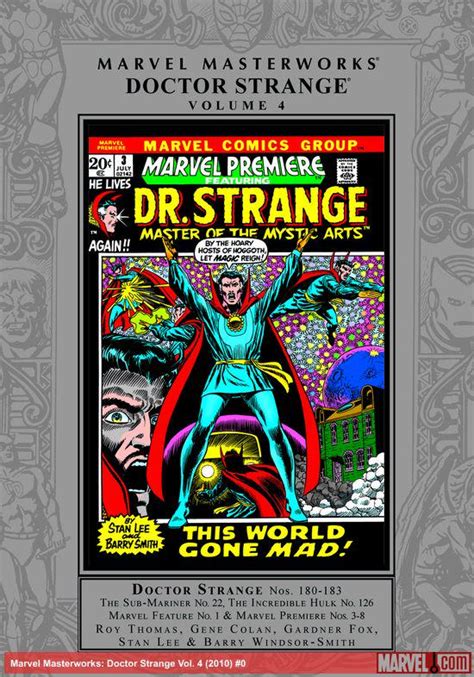 Marvel Masterworks Doctor Strange Vol 4 Trade Paperback Comic