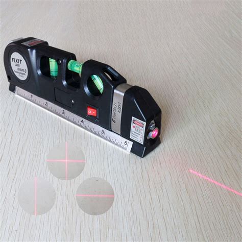 Multipurpose Laser Level Laser Measure Tape Ruler Adjusted Standard And