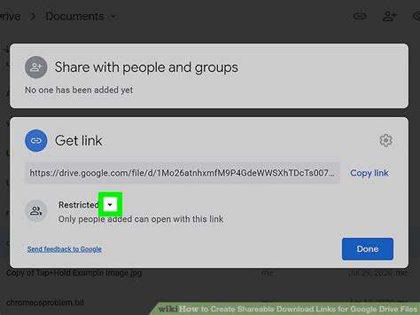 (on app) in both cases you can copy the link and share it with people. How to Create Shareable Download Links for Google Drive Files