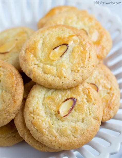 Ang pows aside, one of the best things about chinese new year is undoubtedly the cookies, snacks and every other goodies! Chinese Almond Cookies - Table for Two® by Julie Chiou