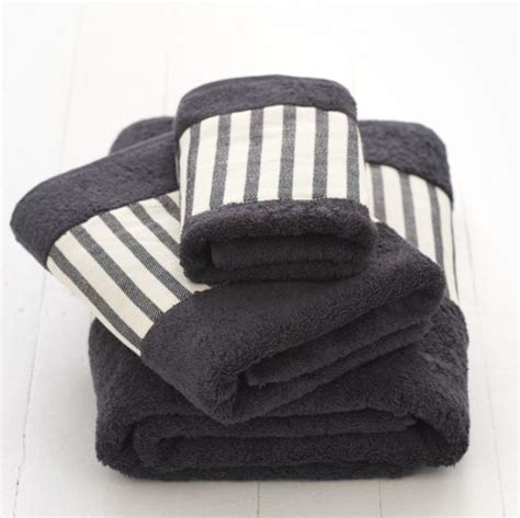 Product title mkhert black and white stripe bath towel shower towe. Bath towel set - black & white stripe | Bath towel sets ...