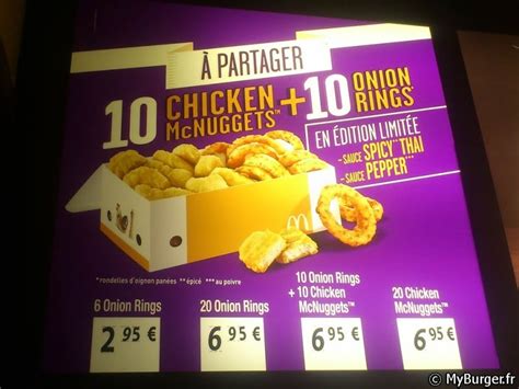 Prix De La Boite De 20 Mcnuggets Chez Mcdo - Alimentation équilibrée: Prix nuggets mcdo