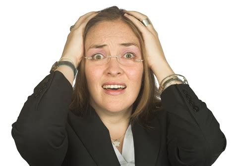 Astonished Woman Making Common Adwords Mistakes With Hands On Head