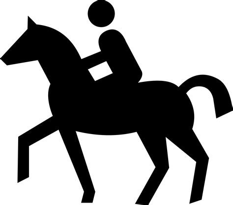 Horse Riding Silhouette At Getdrawings Free Download