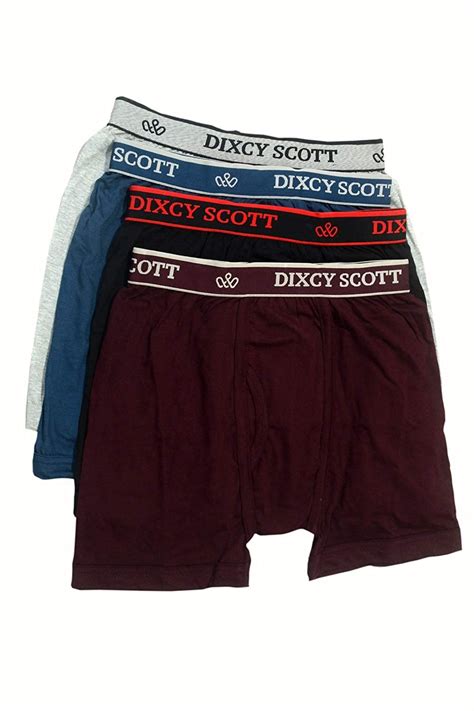 Buy Dixcy Scott Cross Trunk Long Pack Of 4 Size 80cm In Multicolour