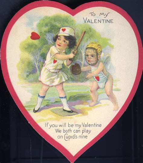 Greeting Cards 2 Vintage Valentines Day Cards Paper Jp