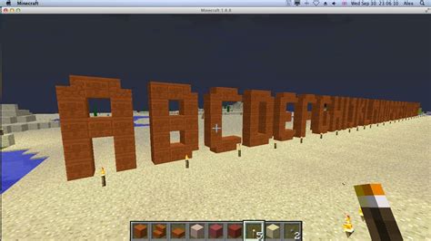 Command blocks are easy to learn and use, and java programming is right around the corner with minecraft mods and bukkit plugins. ABC alphabet in MINECRAFT, learn to build - YouTube