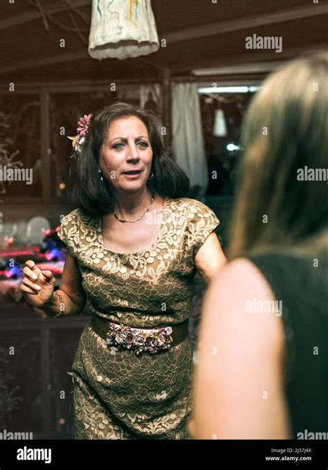 Mature Woman Dancing At Party Hi Res Stock Photography And Images Alamy