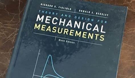 theory and design for mechanical measurements 6th edition pdf