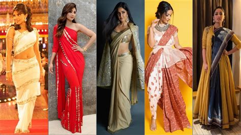 different saree draping styles 2023 unique saree draping ideas ng