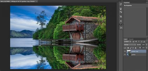 Cara Membuat Efek Refleksi Pantulan Air Di Photoshop Indomaker