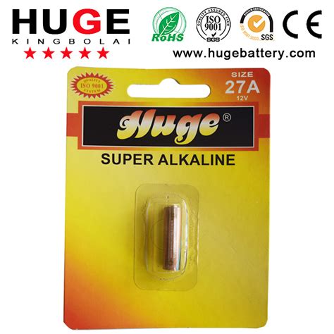 12v 27a Super Alkaline Battery With High Quality 12v 27a Dry Battery