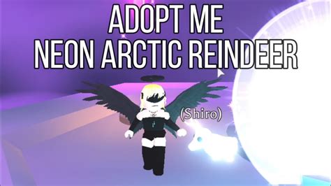 Making A Neon Arctic Reindeer Adopt Me Youtube