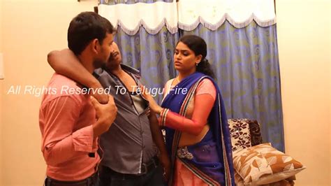 Indian Housewife Aunty Lakshmi Nair Romance With Husband Friend In Saree Navel Telugu Hot Short Film