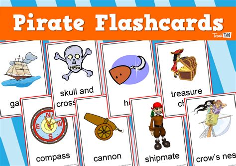 Pirate Flashcards Teacher Resources And Classroom Games Teach This