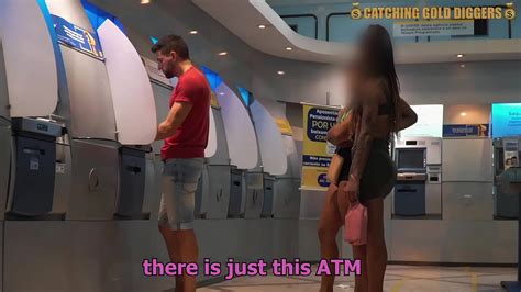 These Two Gold Digger Get Fucked From The Atm