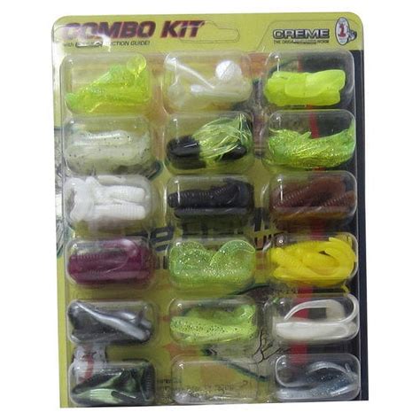 Creme Lure 130 Piece Assorted Combo Kit