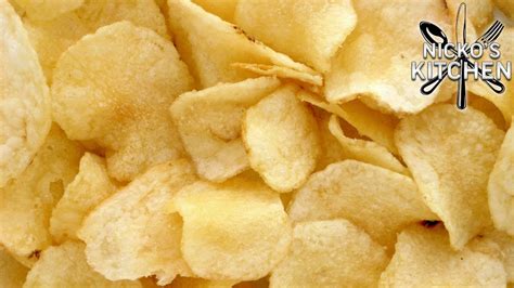 Potatoes will be uniformily thin. How to make Potato Chips (3 Ingredients) - YouTube