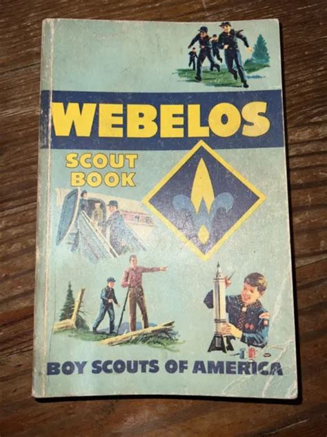 Vintage Webelos Boy Scout Handbook Boy Scouts Of America Bsa 19671970