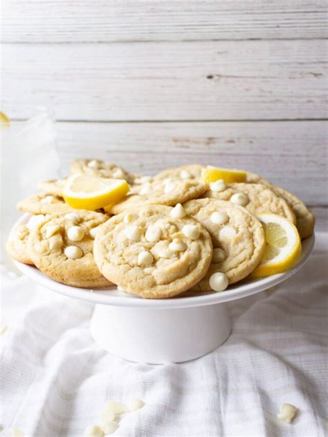 Lemon White Chocolate Chip Cookies Story