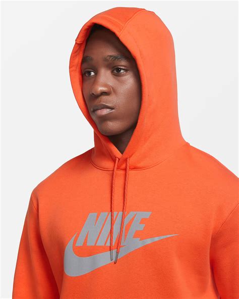Nike Air Force 1 Orange Skeleton Hoodie