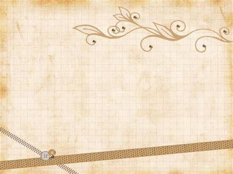 Paper Vintage Ribbons Powerpoint Backgrounds Templates Background