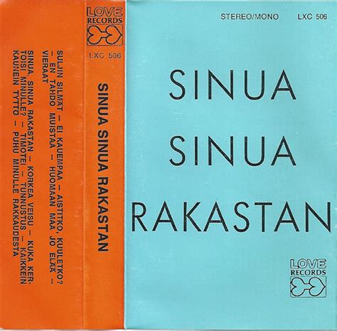Sinua Sinua Rakastan (1971, Cassette) | Discogs