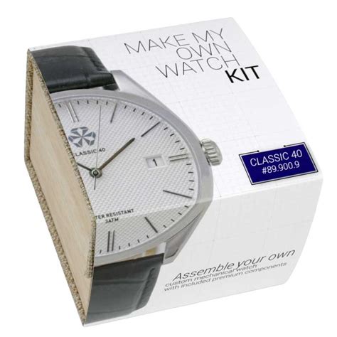 Make My Own Watch Classic 40 Kit Now Available From Esslinger Superb