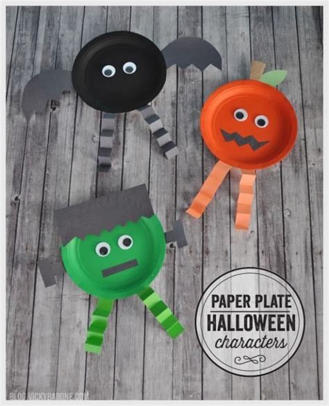 15 Festive And Easy Halloween Crafts For Kids Ideas Of Paper Plate