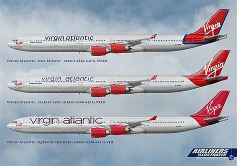 Virgin Atlantic Airbus A340 600 Liveries Virgin Atlantic Diecast
