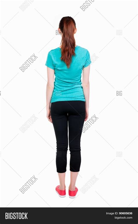 Back View Standing Image Photo Free Trial Bigstock