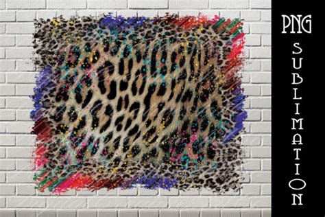 Serape Leopard Glitter Sublimation Graphic By Digital Creative Art