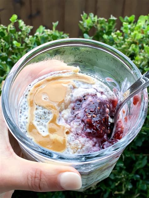 Peanut Butter And Jelly Overnight Oats Recipe The Savvy Spoon