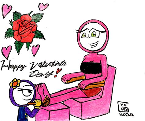 Violettes Ticklish Valentines Day Card By Greenhood Station On Deviantart
