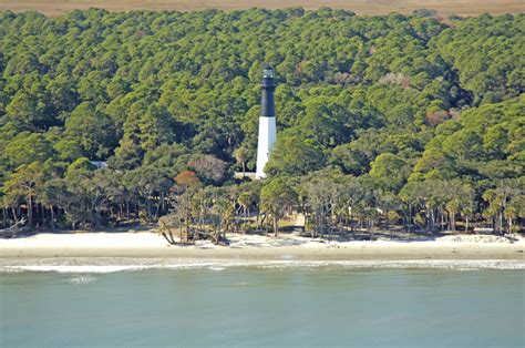 Hunting Island Light Lighthouse In Beaufort Sc United States