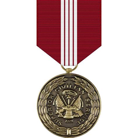 Army Superior Civilian Service Award Medal Acu Army