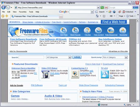 Internet explorer 11 is only available for windows 7, windows 8.1, and is included in windows 10 even though the microsoft edge browser is the default despite the creator update for windows 10 platforms, internet explorer is still considered a vulnerable browser. Internet Explorer for Windows XP 7.0 Free Download ...