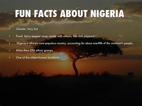 5 Interesting Facts About My Nigeria In Photos Intere