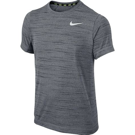 Nike Boys Dri Fit Cool Training Shirt Blackcool Grey