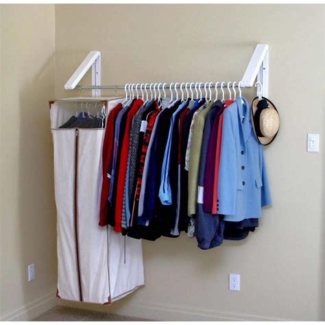 How To Install A Closet Rod Wall Mount Wall Mount Ideas