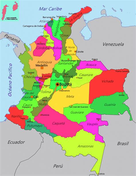 Mapa Colombia Aumentaty Community