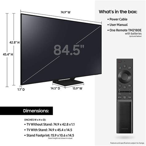 Samsung 85 Inch Qled Q70a Series 4k Uhd Quantum Hdr Smart Tv