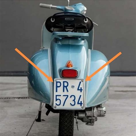 Jual Frame Plat Nomer Vespa Klasik Model Sip Shopee Indonesia