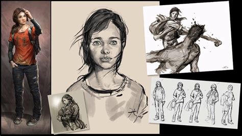The Last Of Us Ellie Concept Art Concept Art The Last Of Us Art