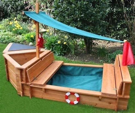 Wood Sandbox With Cover - Ideas on Foter