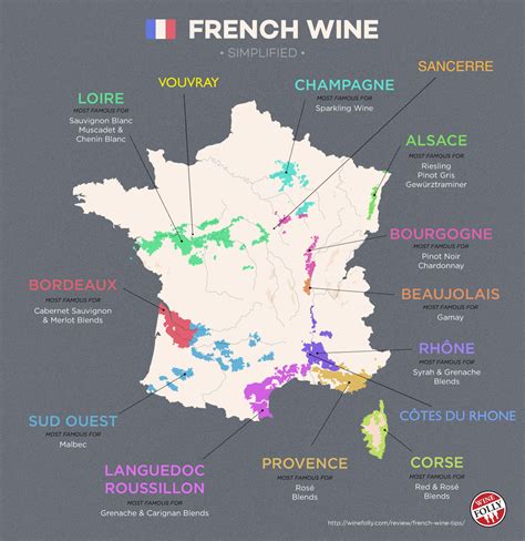 French Wine Map Wine Folly Frenchly