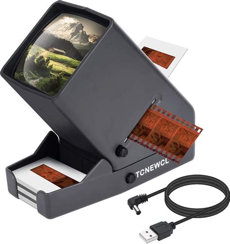 35mm Slide And Film Viewer 3x Magnification And Led Lighted